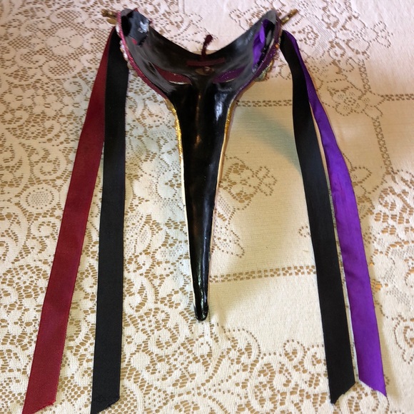 🎭 RARE Katherine’s Collection Mardi Gras Mask OS! - Picture 8 of 12
